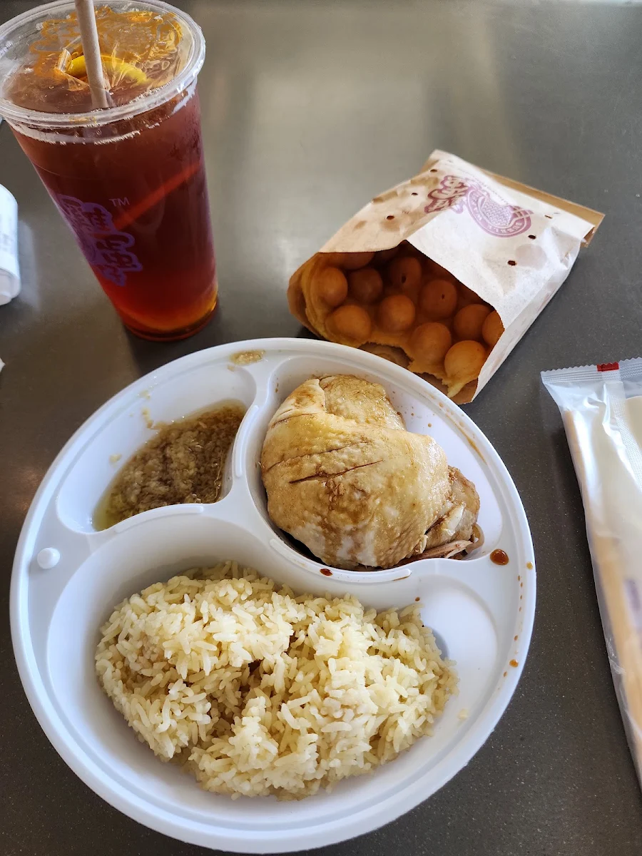 hainanese chicken rice 招牌無骨海南雞飯